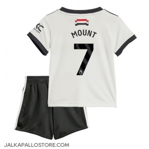 Manchester United Mason Mount #7 Kolmaspaita Lapsille 2024-25 Lyhythihainen (+ shortsit)